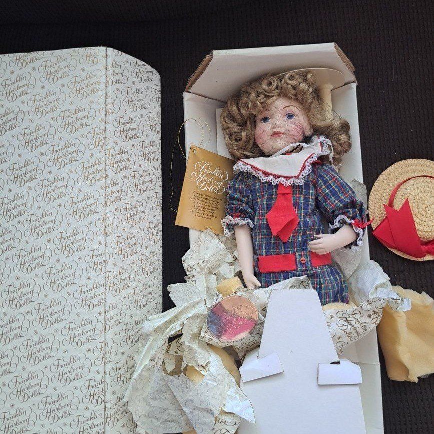 Brand new Franklin Heirloom Doll