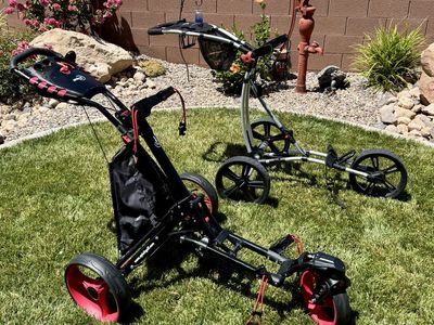 Golf push carts (2) or single 100