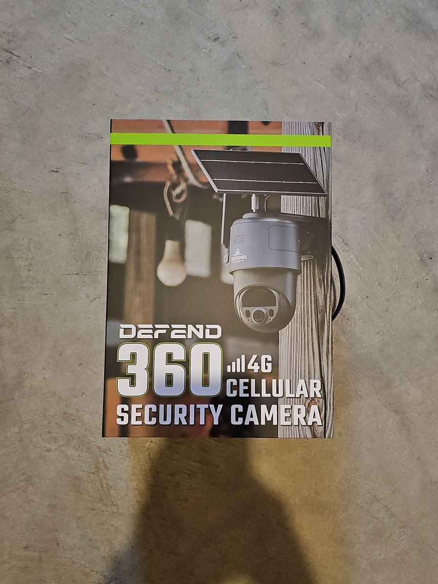 Defend 360 4G Cellular Security Camera
