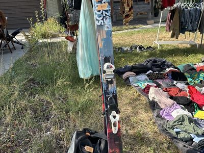 Scott Dozer Downhill Skis with Integrated Bindings