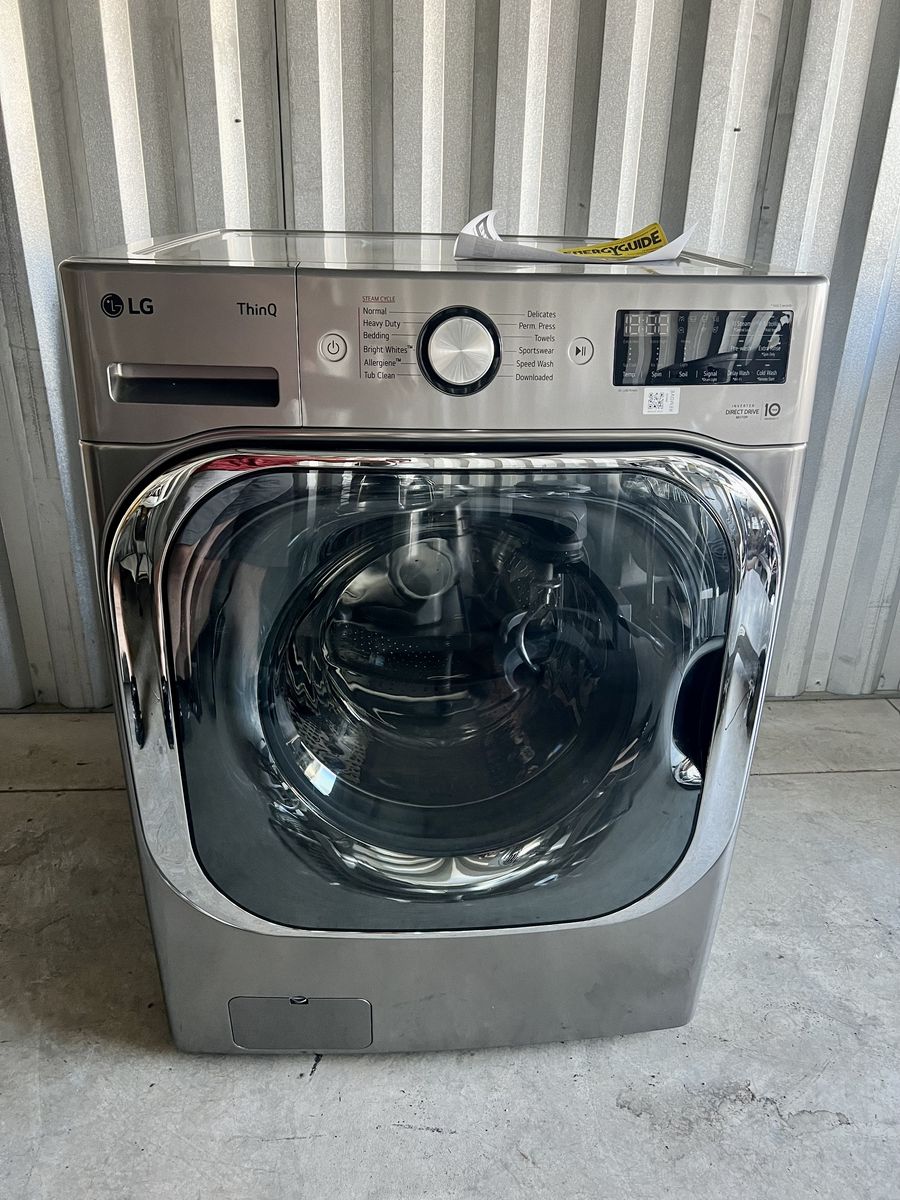 LG Mega Capacity Smart Wi-Fi Enabled Front Load Washer with TurboWash® and Built-In Intelligence