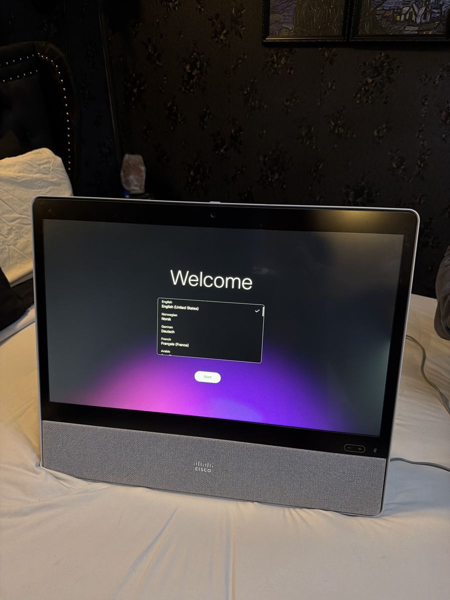 Cisco Webex Desk K9 All-in-One Touchscreen Video Conferencing Device