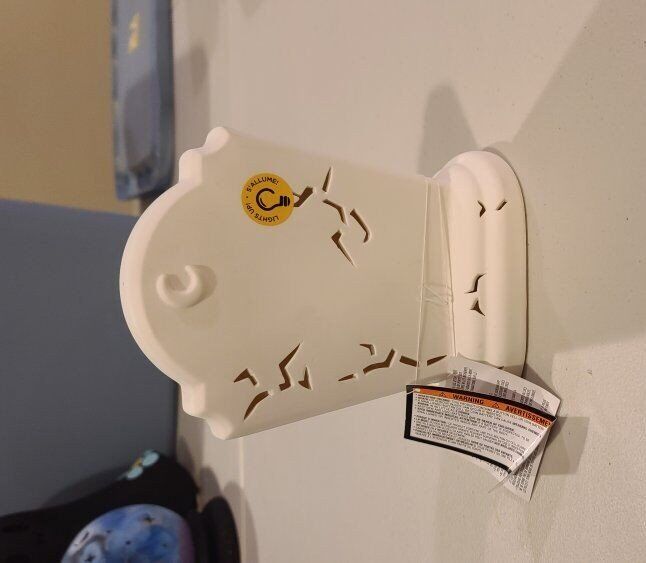 light up ceramic tombstone