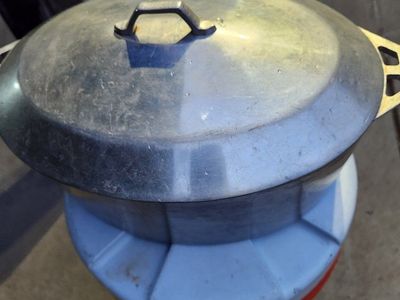 Vintage Super Maid Cookware Aluminum Pot with Lid, Dutch Oven Roaster Pan 5qrts