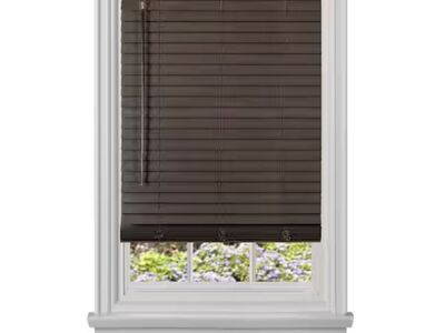 New Achim Cordless 2 Faux Wood Blinds