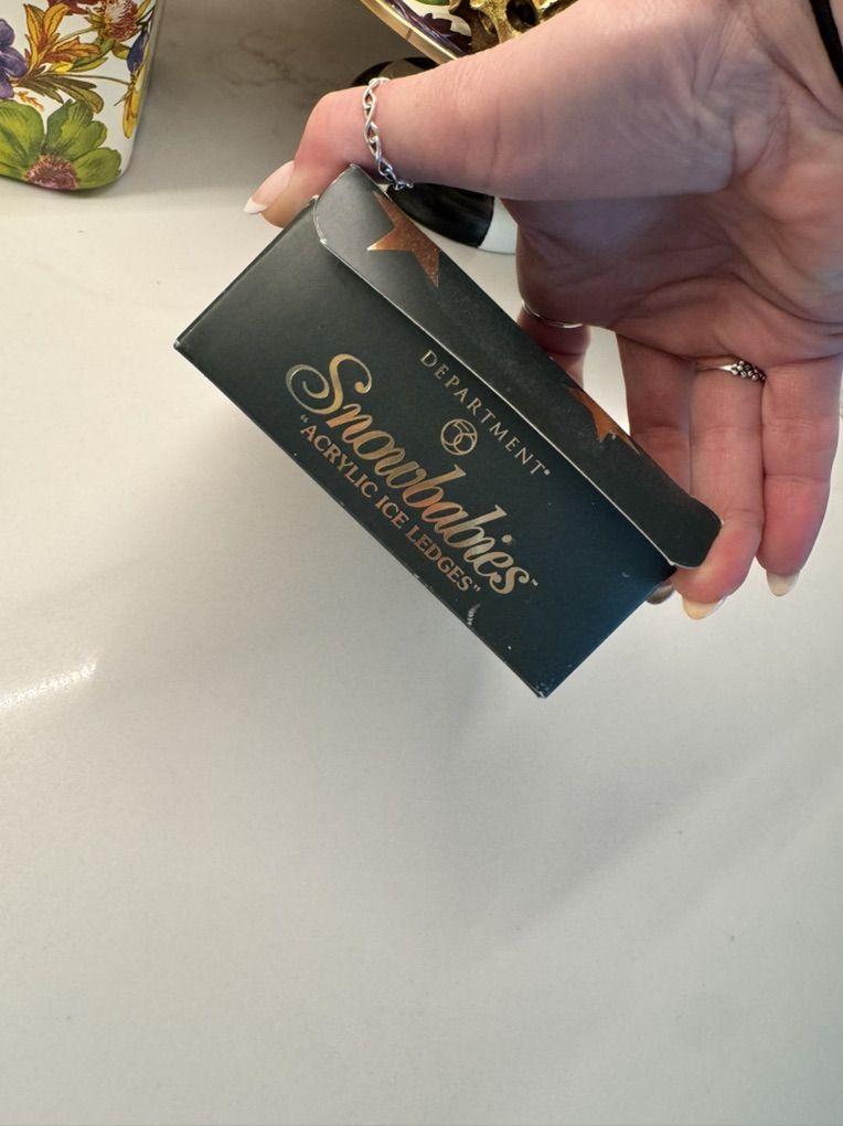 Department 56 Snow Babies Acrylic Ice Blocks