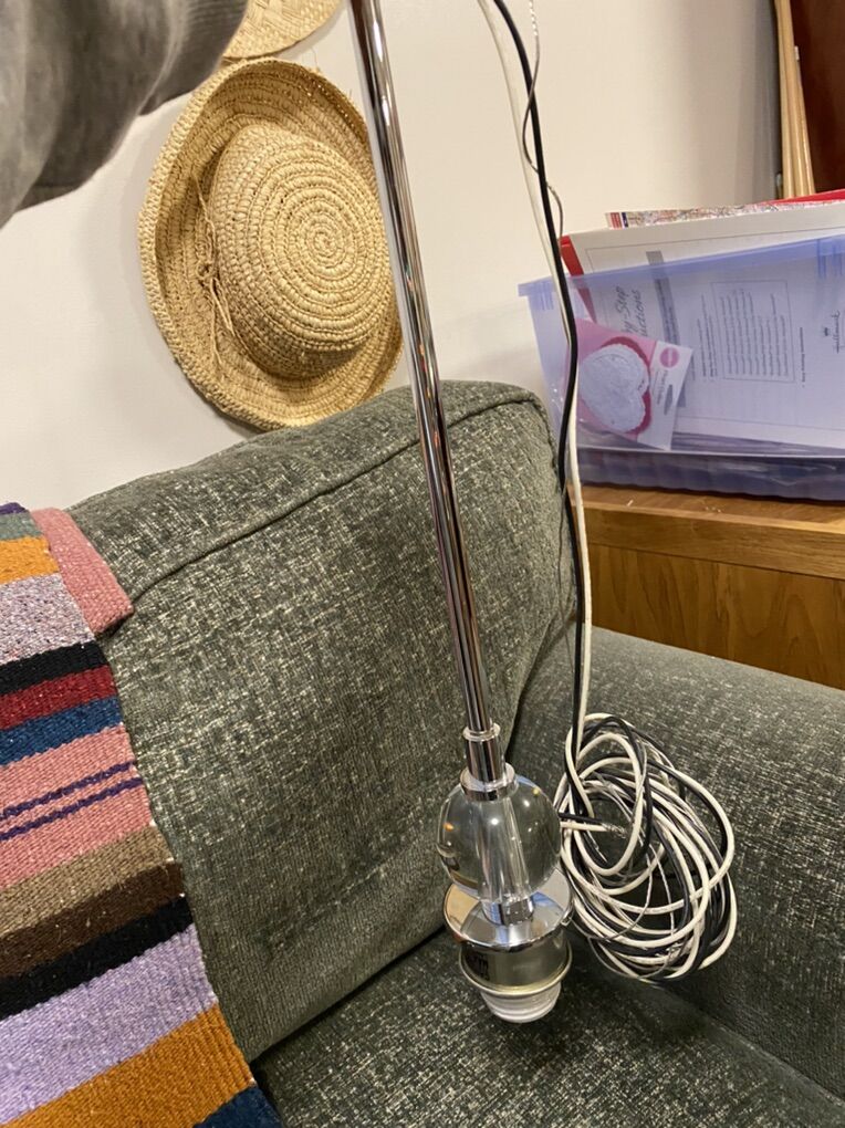 Pendant ChrMe Hanging Light Fixture W Clear Sphere