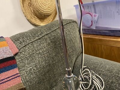 Pendant ChrMe Hanging Light Fixture W Clear Sphere