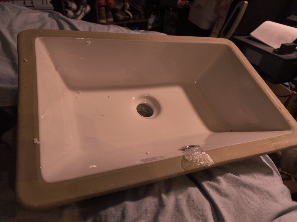 new white sink