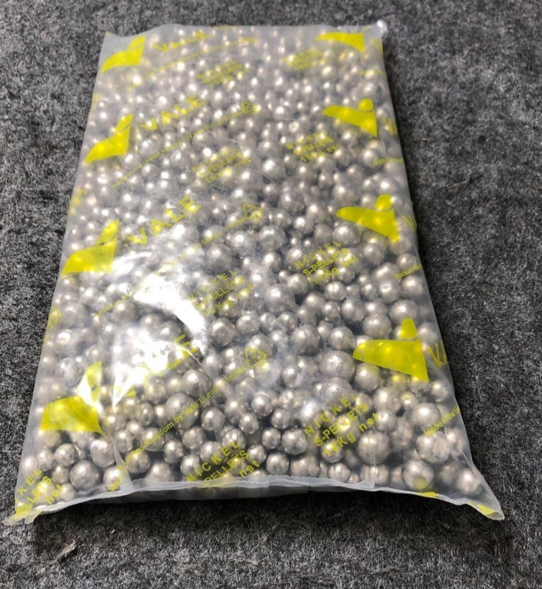 10 KG (22 lbs) Nickel Pellets 99.97+% Purity- Electrolytic Grade