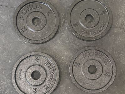 Rogue 25lb weight plates