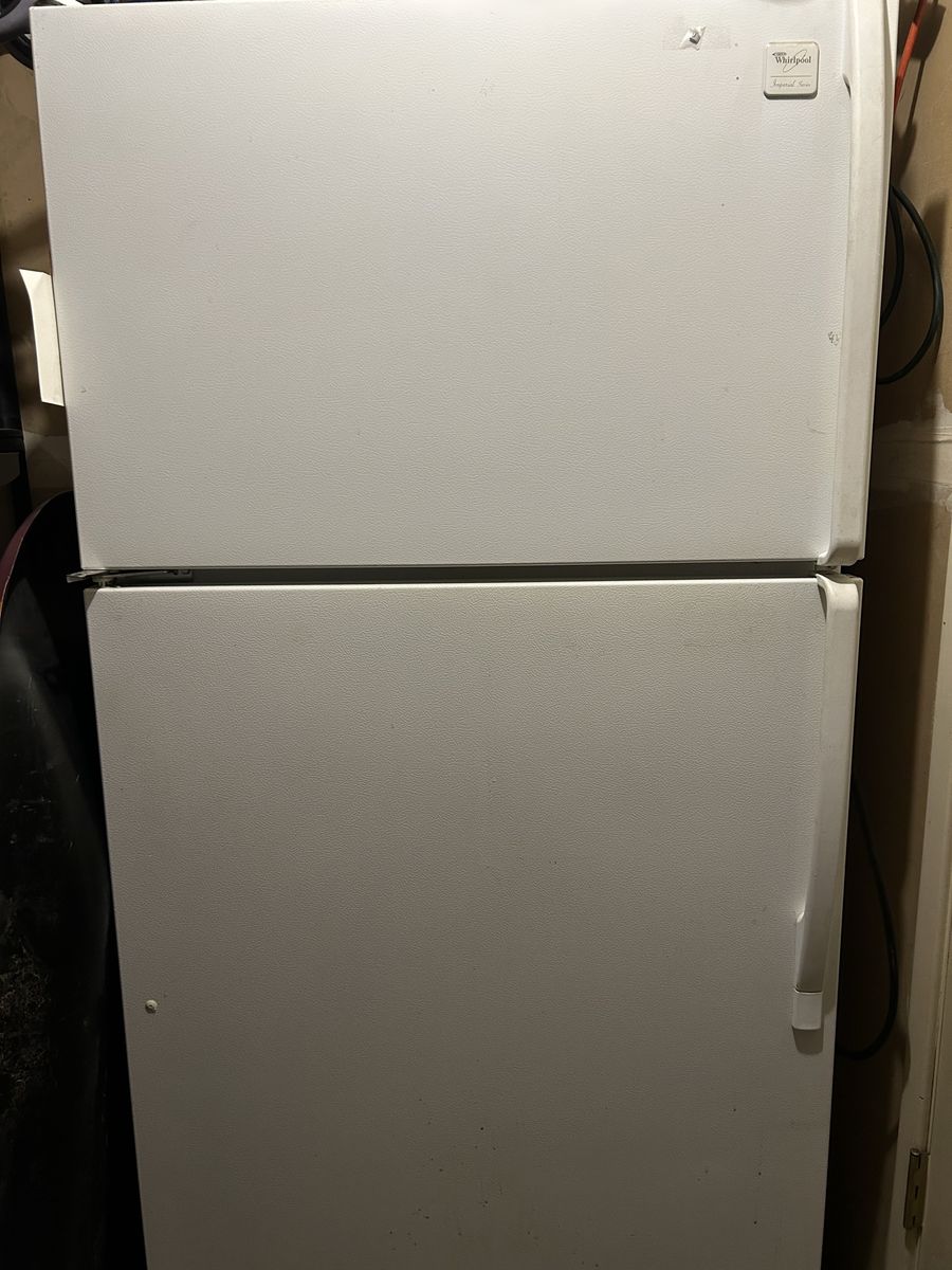 Whirlpool Imperial Series White Top Freezer Refrigerator