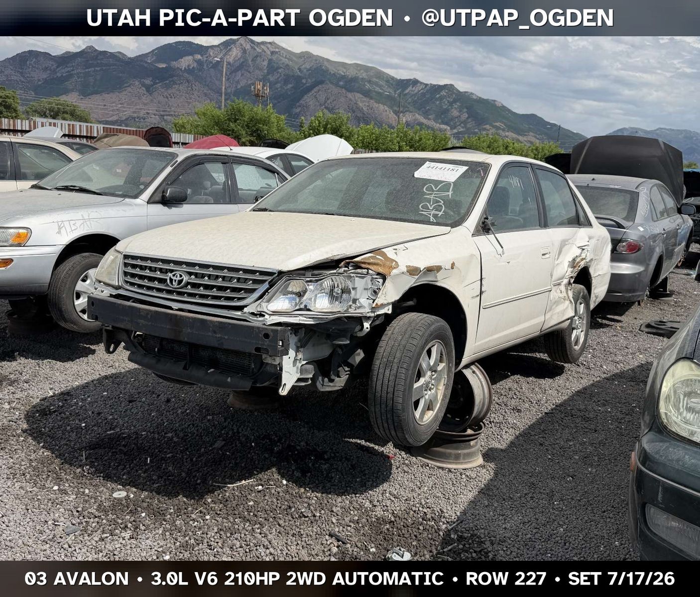 2003 Toyota Avalon Parts - UTPAP Ogden