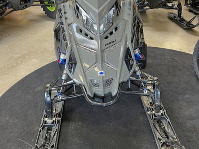 2025 Polaris® 9R RMK KHAOS 155 Storm Gray / Indy Red