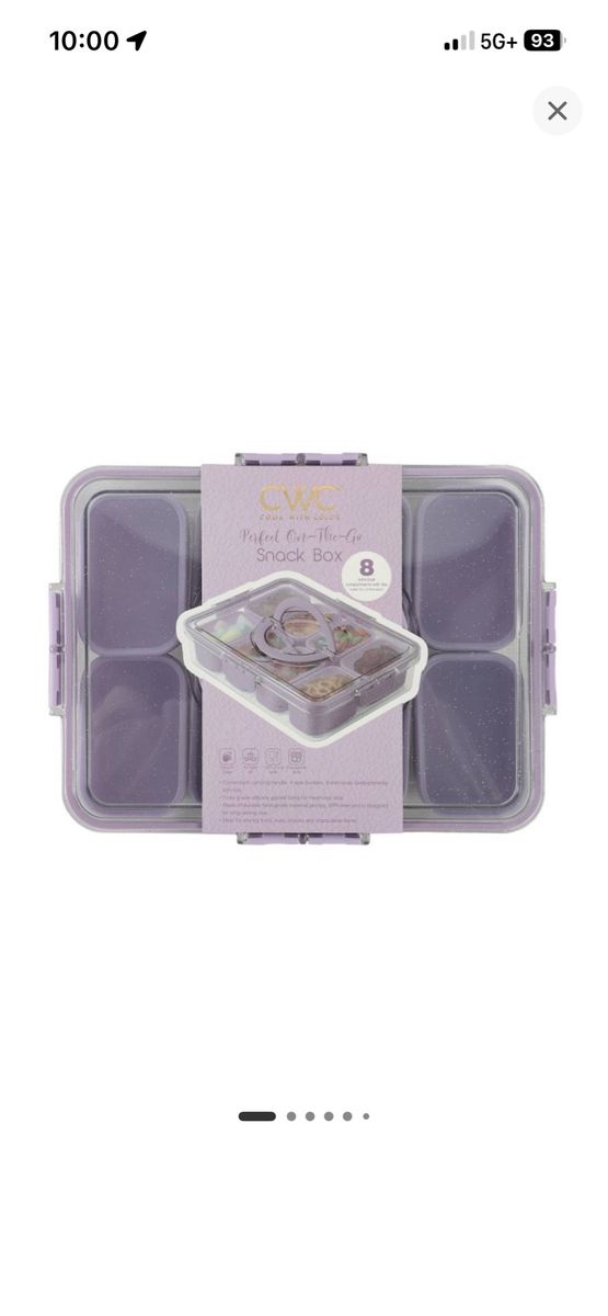 New Purple snack box