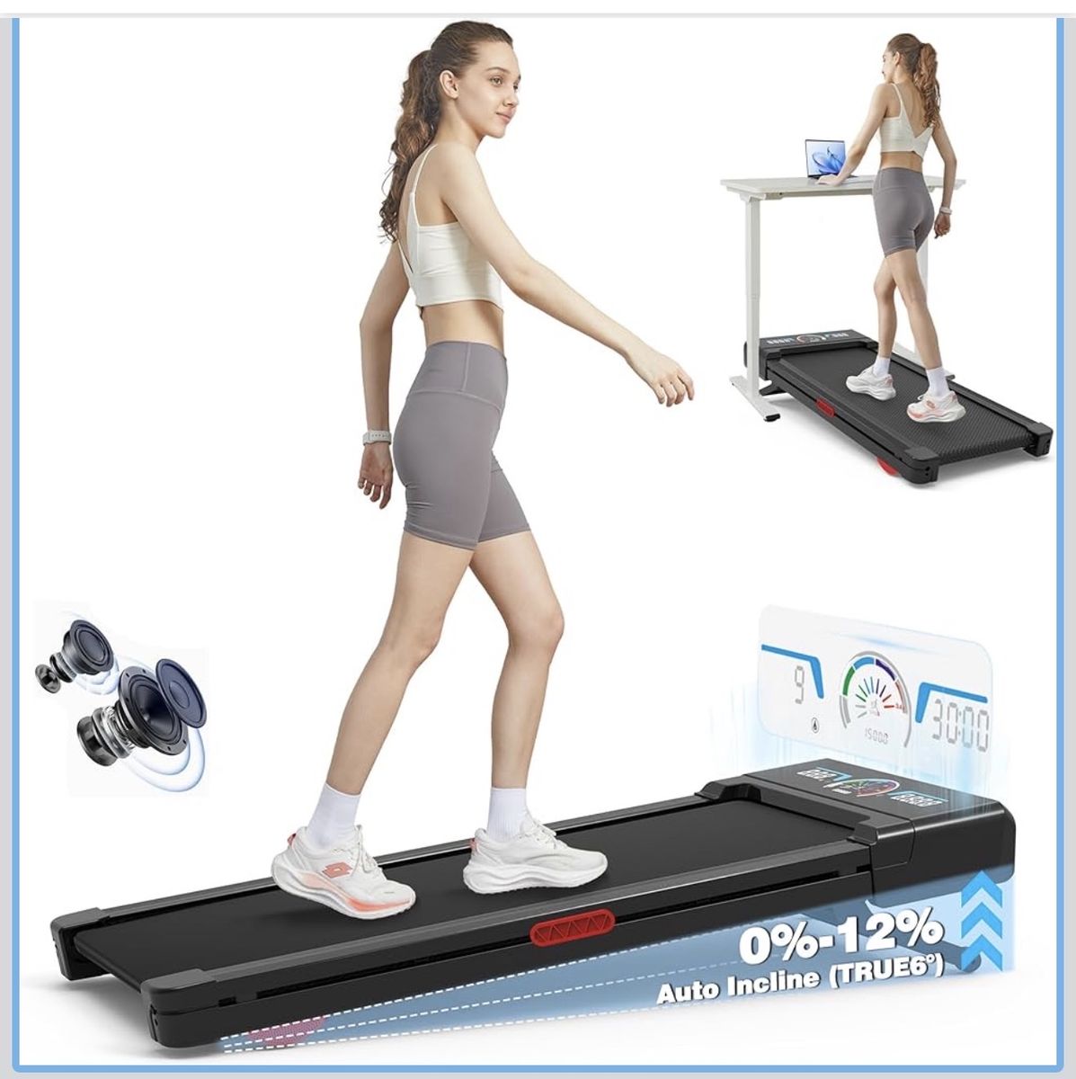 Brand New Trail Viber Auto Incline Treadmill