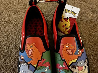 Pokémon Charizard Blastoise Venusaur Slip-On Shoes - Kids' Size 3 - New with Tags
