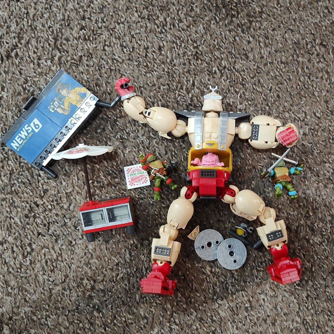 TMNT Krangs Rampage Mega Blocks