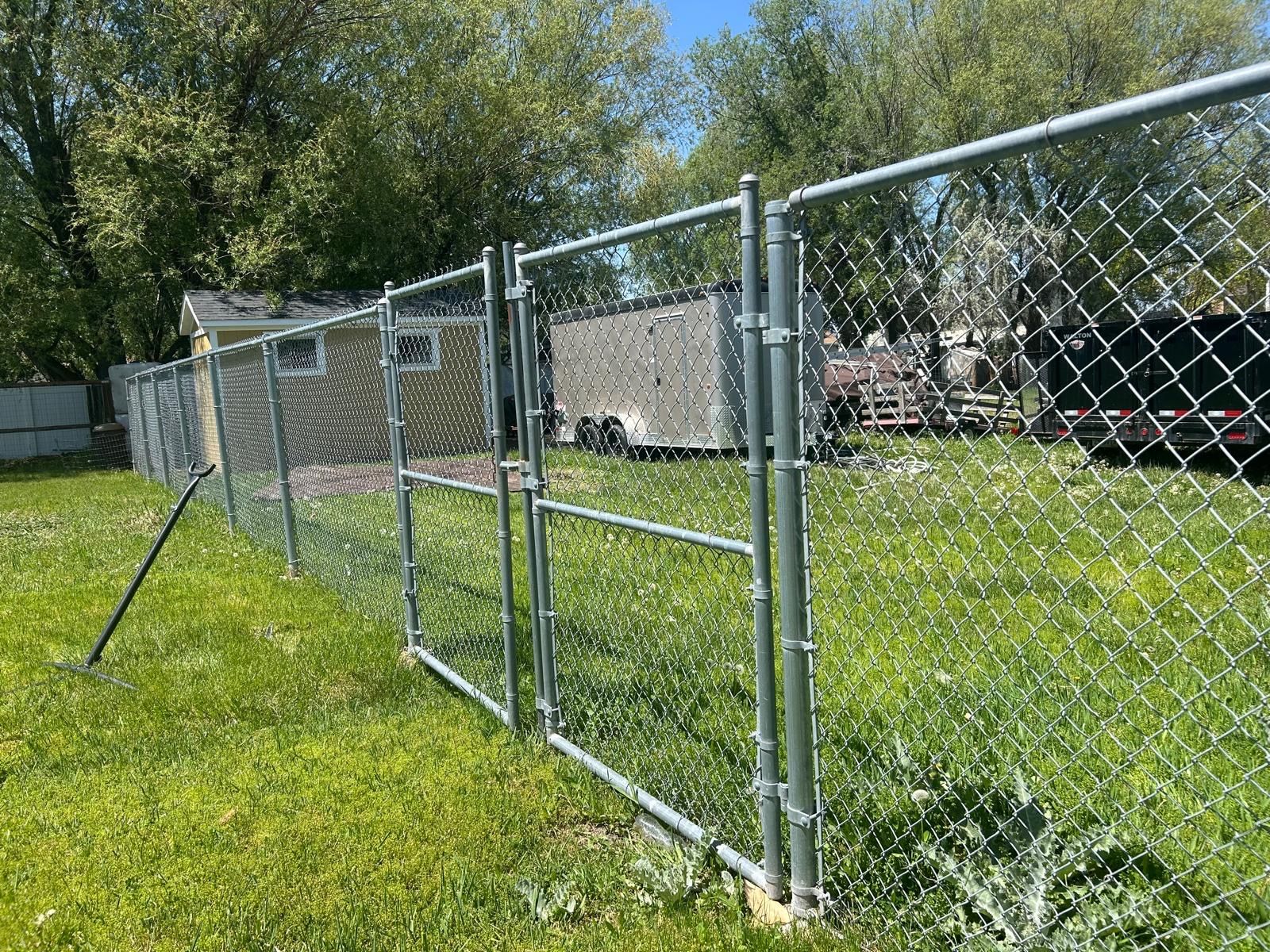 Chain-link fence