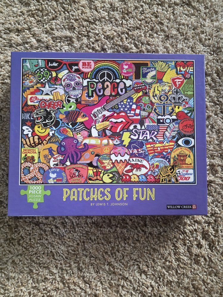 Willow Creek Patches of Fun 1000 Piece Jigsaw Puzzle by Lewis T. Johnson