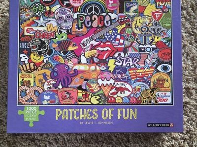 Willow Creek Patches of Fun 1000 Piece Jigsaw Puzzle by Lewis T. Johnson