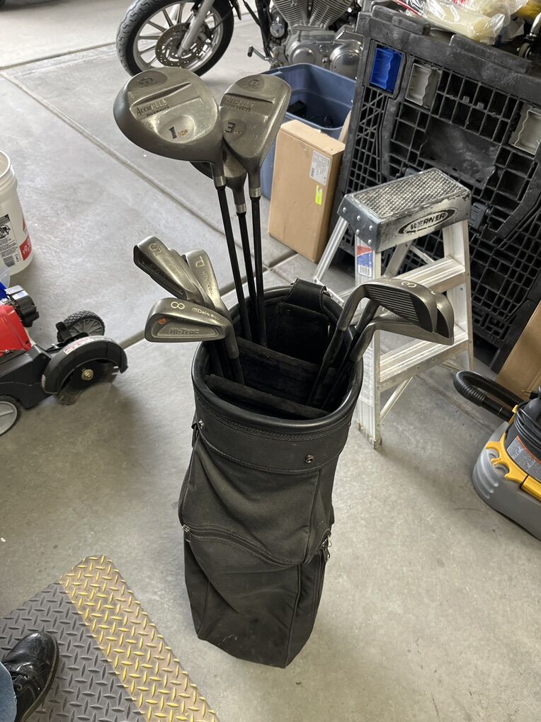 Golf Clubs And Bag
