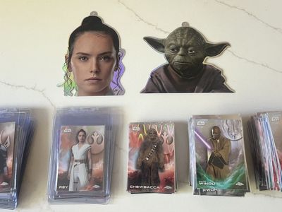 150 Star Wars Chrome Cards Refractors, Serial #ed, Luke Skywalker, Boba Fett+