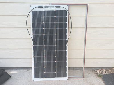 100w Shadestopper Solar Panel + Mount Frame