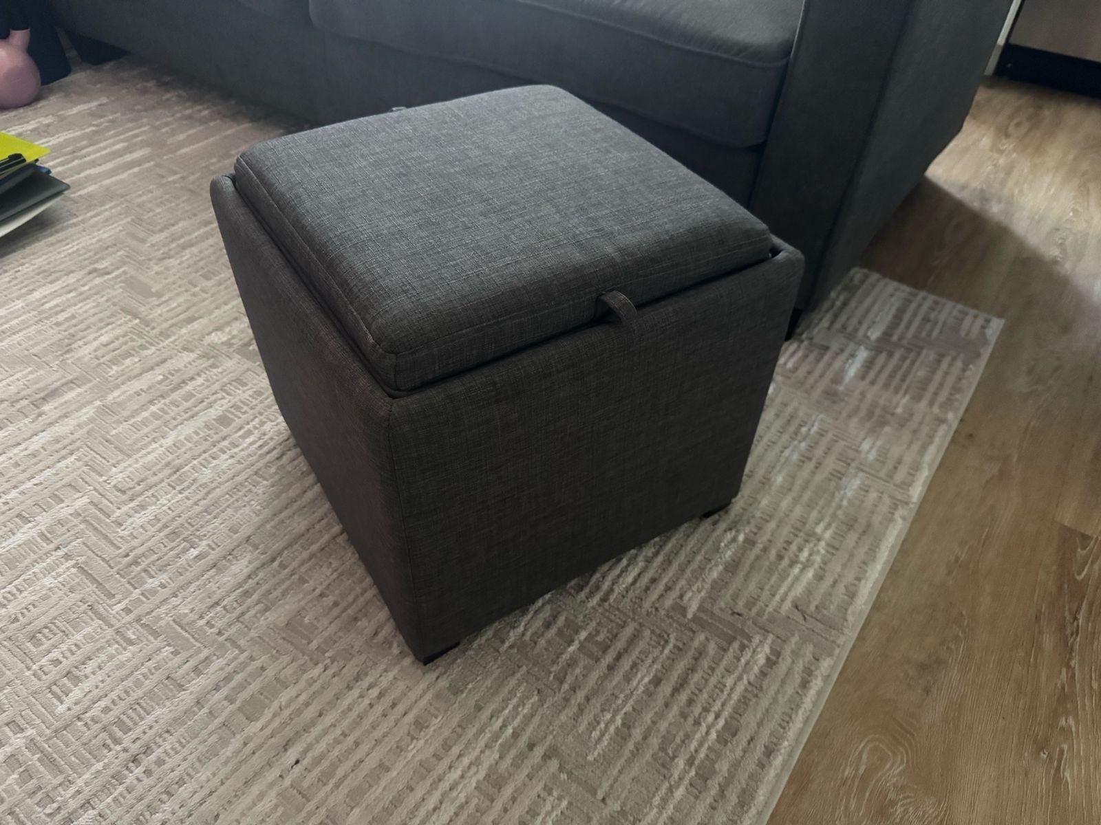 World Market Footrest Storage Cube