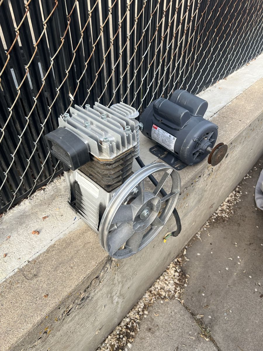 Pump, motor for compressor