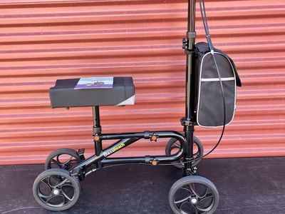 Brand New Fully Assembled Bless Reach Economy Post Surgery Knee Scooter Dual Brake and Height Adjustable WB2111