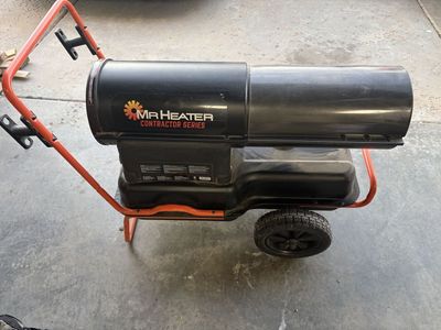 Mr. Heater Contractor Series Forced Air Kerosene/Diesel Space Heater with Cart