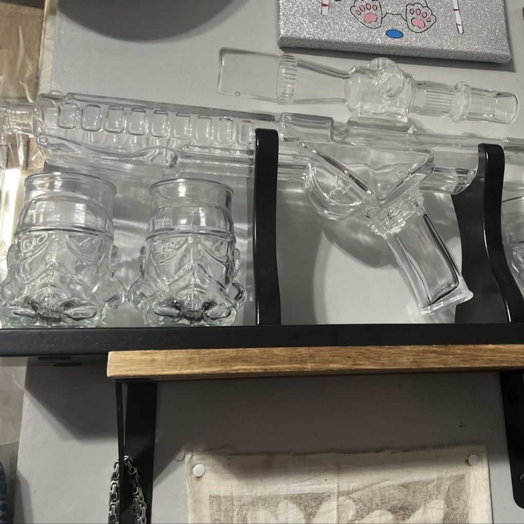 Star Wars Blaster And Glass Set