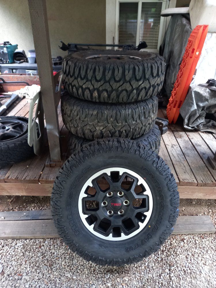  Milestar Patagonia M/T on 2024 Tacoma TRD Wheels 285/75/17