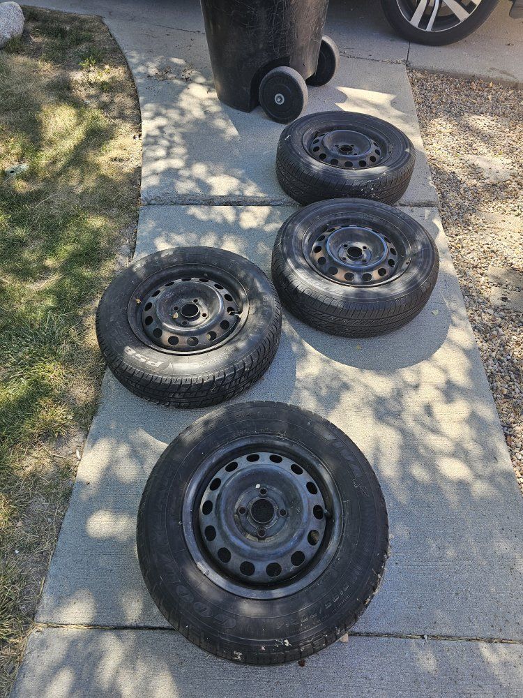 4x tires on rims 2001 civic