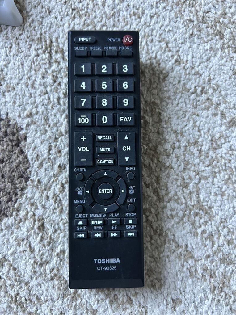 Toshiba CT-90325 Remote Control