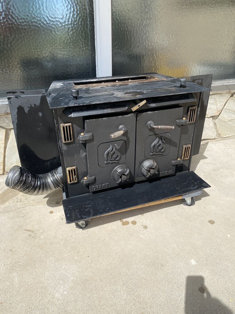 Woodburning Stove And Blower
