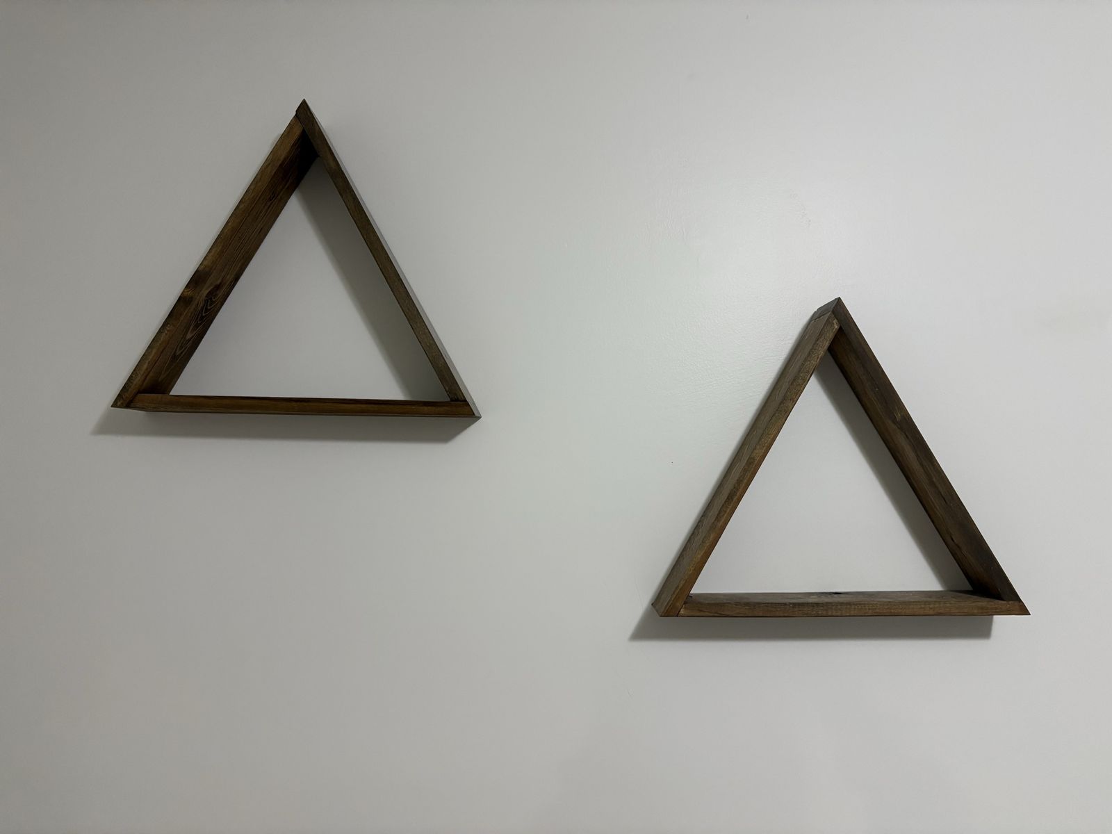 Two Triangle Shelves