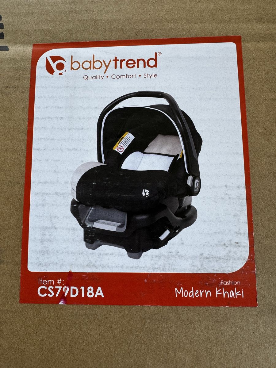 Baby Trend Ally 35 Infant Car Seat (Modern Khaki) - Brand New