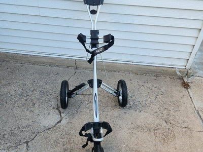 push cart, golf, 3 wheel, bag boy, Good condition
