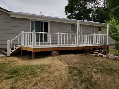 24' x 12' deck package, synthetic decking,railings, etc