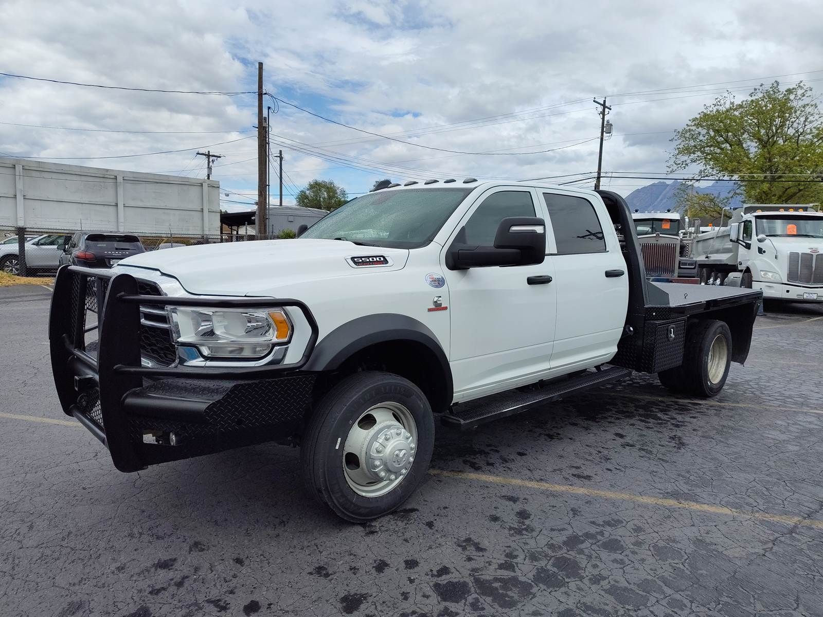 2024-RAM 5500- 4x4- Cummins Diesel FlatBed- Automatic-