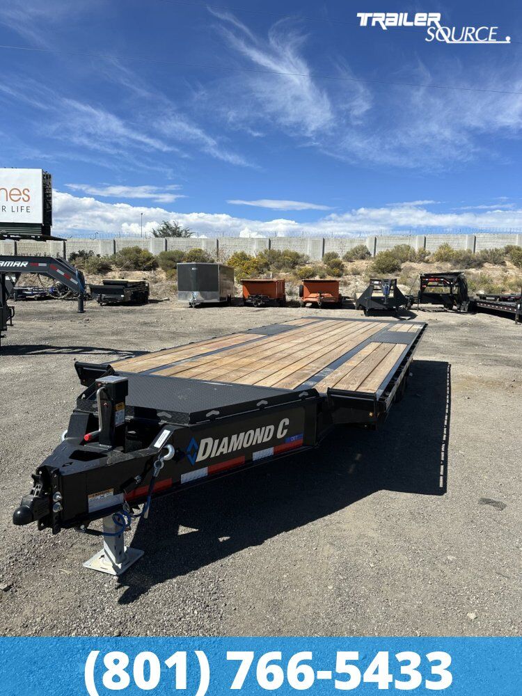8.5x24 Diamond C DET 207 Deckover Tilt Trailer -  15.5K GVWR -