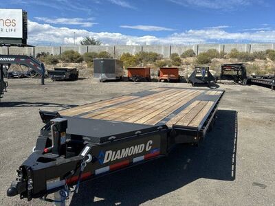 8.5x24 Diamond C DET 207 Deckover Tilt Trailer - 15.5K GVWR -