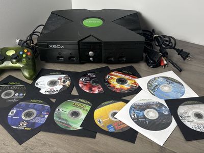 Xbox Original System + Games