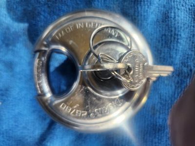 Abus disc lock. Heavy duty.