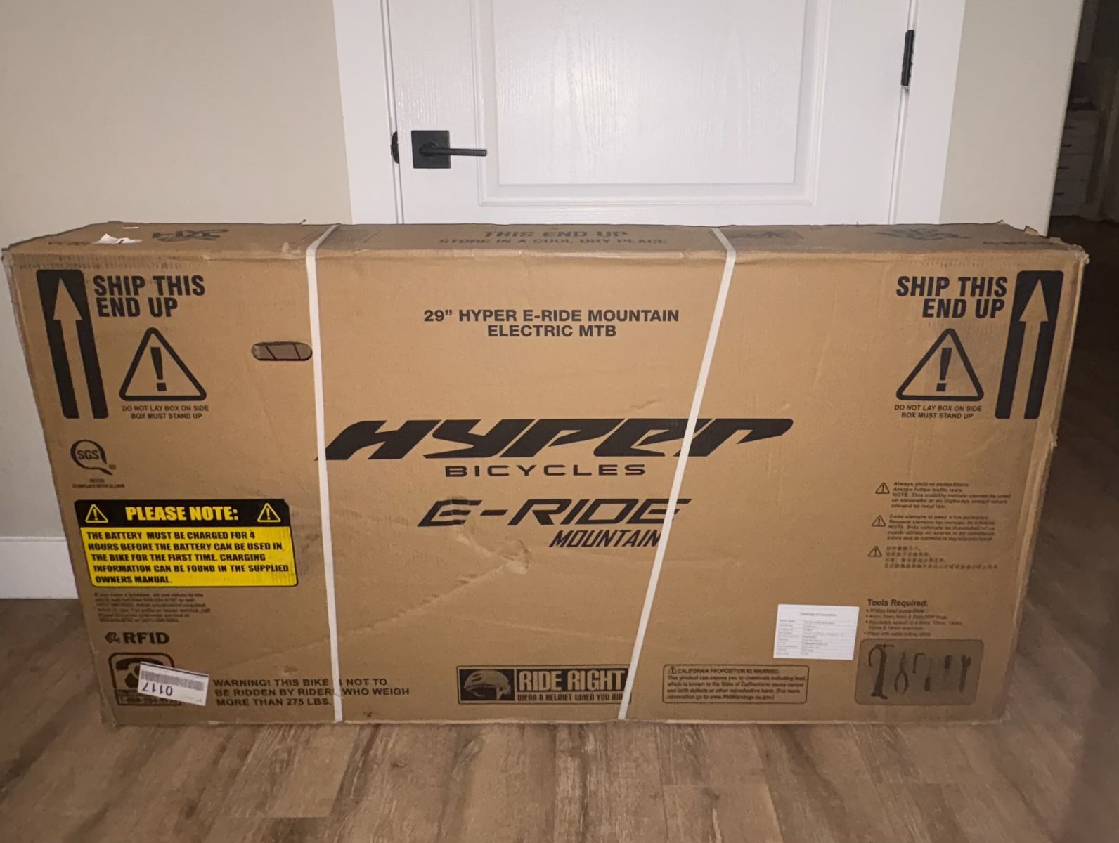 NEW Hyper Bicycles 29 inch 36V Class 2 Electric Mountain Bike