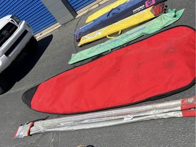 Techno windsurfing board With Sails