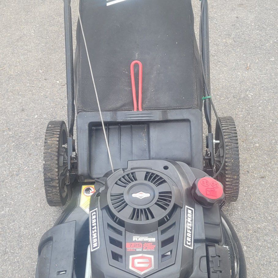 craftsman lawnmower 21"cut 7.25 hp