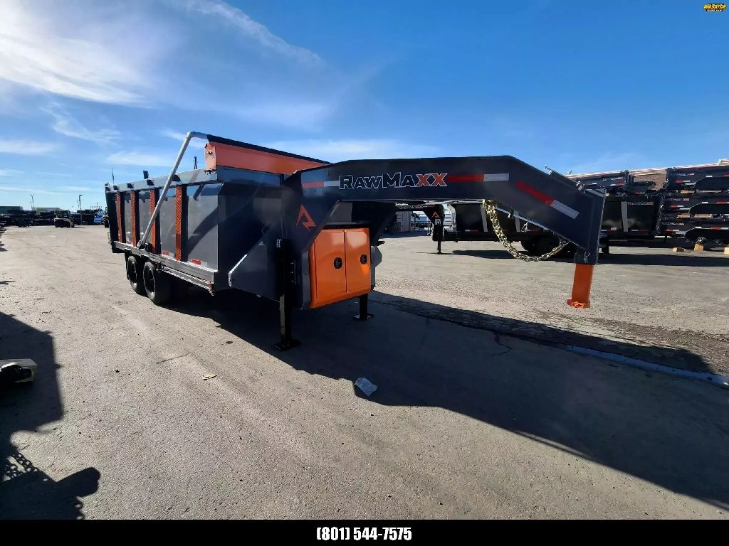 2026 RawMaxx 8.5X16 HDX 25K Dump Trailer